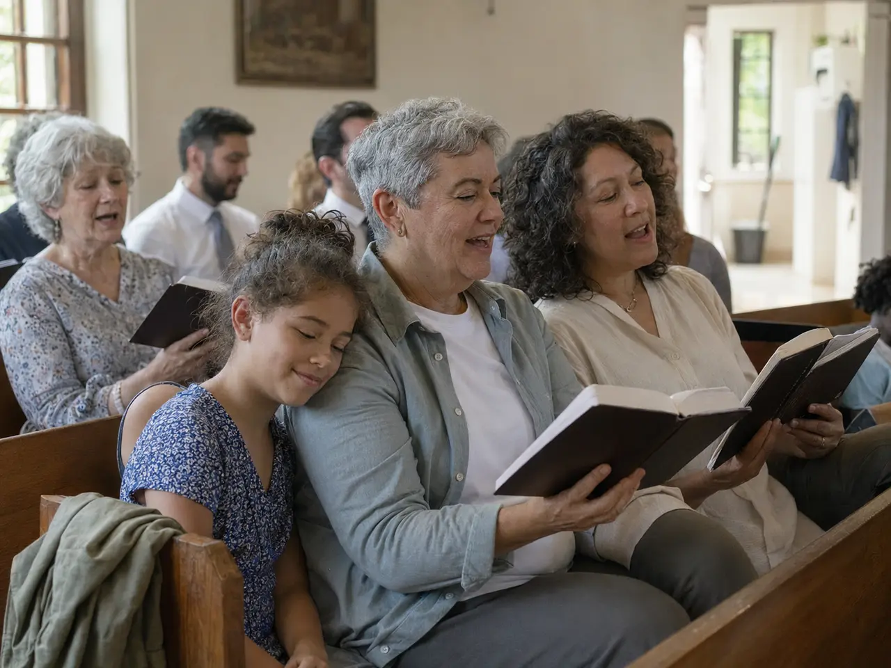 Caregiver reconnecting with the person and life they are protecting